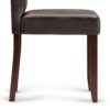 Acadian - Parson Dining Chair (Set of 2) - Distressed Brown - Image 6