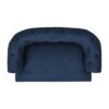 Kiki - Chesterfield Dog Sofa Bed Medium - Pacific Blue - Image 4