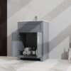 Bathroom Sink Vanity Laundry Utility Cabinet - Gray - Image 2