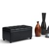 Sienna - Storage Ottoman Bench - Midnight Black - Image 7