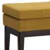 Carlson - Ottoman Bench - Marigold - Image 4