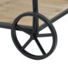 Shelf With Wheel - Black / Brown - Image 7