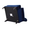 Alana Lawson - Accent Arm Chair Metal Casters - Navy Blue - Image 6