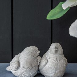 Skye Sparrow Bird Accents (Set of 2) - Antique Gray