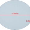 19.68" Tempered Glass Top - Clear - Image 7