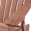 Oversize Outdoor Folding Adirondack Chair, Patio Chair For Garden Backyard Porch Pool Deck Firepit - Coffee - Image 19