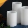 LED Candles With Remote Timer (Set of 3) - White - Image 6