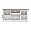 Hampton - TV Stand Console For TVs Up To 80" - Jasmine Whitewash / Barnwood - Image 2