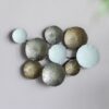 Contemporary Metal Wall Decor Accent - Golden / White - Image 9