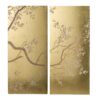 Cherry Blossom Wall Art Panels, Wall Decor For Living Room Dining Room Office Bedroom (Set of 2) - Gold - Image 2