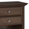 Amherst - Bedside Table - Natural Aged Brown - Image 6