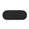 Fuji - Upholstered Oval Storage Bench - Ebony Black - Image 5