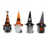 Halloween Gnome Decor (Set of 4) - Black / Gray / Orange - Image 2