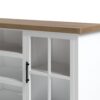 Hampton - TV Stand Console For TVs Up To 80" - Jasmine Whitewash / Barnwood - Image 4