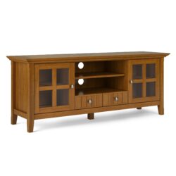 Acadian - TV Media Stand - Light Golden Brown