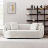 Dylan - Modern French Boucle Sofa - White - Image 6