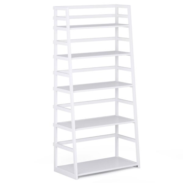Acadian - Ladder Shelf Bookcase - White