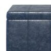 Dover - Storage Ottoman Bench - Denim Blue - Image 4