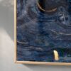 Framed Art Panels, Unique Marbled Design (Set of 2) - Blue - Image 10