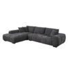 Chosen - Sectional Sofa With Toss Pillows And 1 Chaise - Gray - Image 2