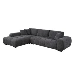 Chosen - Sectional Sofa With Toss Pillows And 1 Chaise - Gray