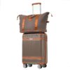 Hardshell Luggage Sets 3 Piece Carry - On Suitcase Double Spinner Wheels With Tsa Lock - Coppery - Image 13