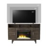 Avondale - Electric Fireplace TV Console For TVs Up To 70" - Charcoal Brown - Image 8