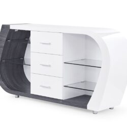 Anne - Buffet - White / Gray