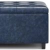 Cosmopolitan - Storage Ottoman - Denim Blue - Image 5