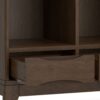 Harper - Low 6 Cube Storage With Drawers - Walnut Brown - Image 10