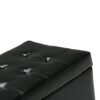 Cosmopolitan - Storage Ottoman - Midnight Black - Image 6