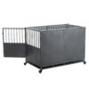 Heavy Duty Dog Crate - Silver Gray - Image 25