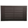 Colorado - Outdoor Patio Furniture - Brown Cast Aluminum Modern Rectangular Coffee Table - Brown - Image 5
