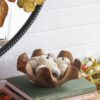 Velvety Pumpkin In Mesh Bag, Bag / 12, For Holiday Harvest Festival Fall Festival & Thanksgiving (Set of 4) - White - Image 7