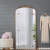 Lavish - Full Length Mirror, AntiqueMetal Floor Mirror For Living Room, Bedroom - Gold - Image 4