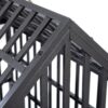 Heavy Duty Dog Cage Pet Crate With Roof - Black - Image 23