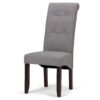Cosmopolitan - Deluxe Tufted Parson Chair (Set of 2) - Dove Gray - Image 3