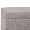 Dover - Storage Ottoman Bench - Cloud Gray - Image 6