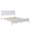 Queen Modern Solid Wood Platform Bed - White - Image 5