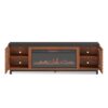 Graceland - Fireplace TV Stand Console For TVs Up To 100" - Black, Bourbon - Image 3
