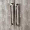 Cabinet - Silver - Faux Leather - Image 8
