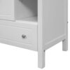 Bathroom Vanity Base Only, Solid Wood Frame, Bathroom Storage Cabinet With Doors And Drawers - White - Image 14