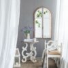 Harlow - Bench, Farmhouse / French Country Style Vanity Chair - Beige / White - Image 12