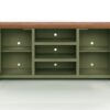 Vineyard - 67" TV Stand Console For TVs Up To 80" - Sage Green And Fruitwood - Image 3