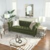 Alto - Tufted Chesterfield Sofa - Olive Green - Image 12