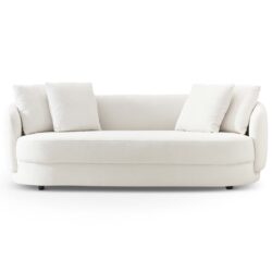Dylan - Modern French Boucle Sofa - White