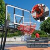 Portable Basketball Hoop Basketball System 8-10Ft Height Adjustable For Youth Adults LED Basketball Hoop Lights, Colorful Lights, Waterproof, Super Bright To Play At Night Outdoors, Good Gift For Kids - Black - Image 4