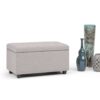 Cosmopolitan - Storage Ottoman - Cloud Gray - Image 10