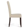 Acadian - Parson Dining Chair (Set of 2) - Satin Cream - Image 4
