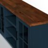 Nantucket - TV Stand Console For TVs Up To 80" - Blue Denim, Whiskey - Image 5